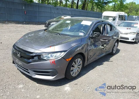 2016 Honda Civic Lx z USA, uszkodzony, nr VIN 2HGFC2F59GH530927